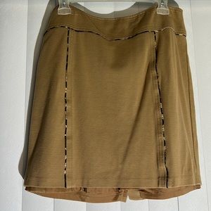 16- Cache Tan Skirt is good used condition